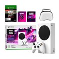 thumbnail image 1 of Microsoft Xbox Series S Fortnite & Rocket League Midnight Drive Pack Bundle with Call of Duty: Vanguard Full Game and Mytrix Controller Protective Case, 1 of 1