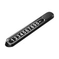 thumbnail image 1 of Placa de matrícula de de estacionamiento temporal para coche, decoraciones para accesorios de coche negro, 1 of 9