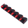 thumbnail image 1 of CSChome Vertical Fishing Pole Rack Fishing Rod Holder Quick Buckle 6 Compartments Punch-free Colorful Support Rack Prevent Falling Wall-Mounted Vertical Fishing, 1 of 7