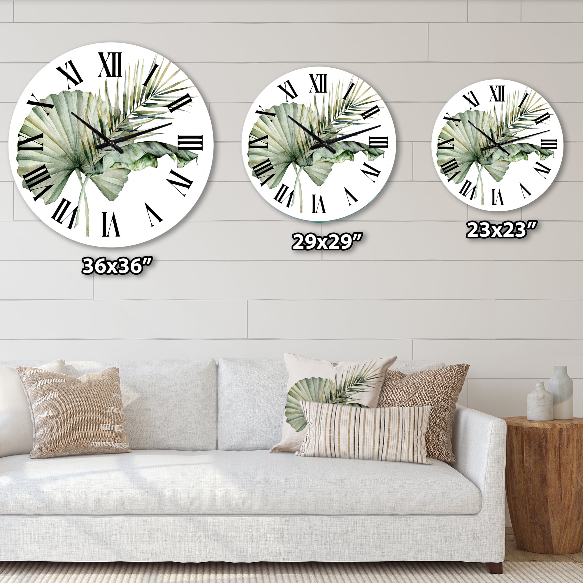 Designart 1 in Quartz Traditional Wall Clock