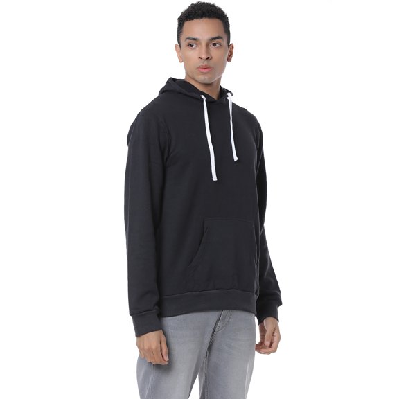 Campus Sutra Men Solid Stylish Full Sleeve Casual Hooded Sweatshirts