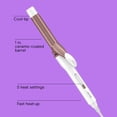 thumbnail image 2 of Conair Double Ceramic Curling Iron, 1” Barrel, Classic Curls, 5 LED Heat Settings, 1 Count, 2 of 9