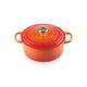 thumbnail image 1 of Horno holandés Le Creuset de hierro fundido esmaltado Signature, 5.5 L Flame, 1 of 5