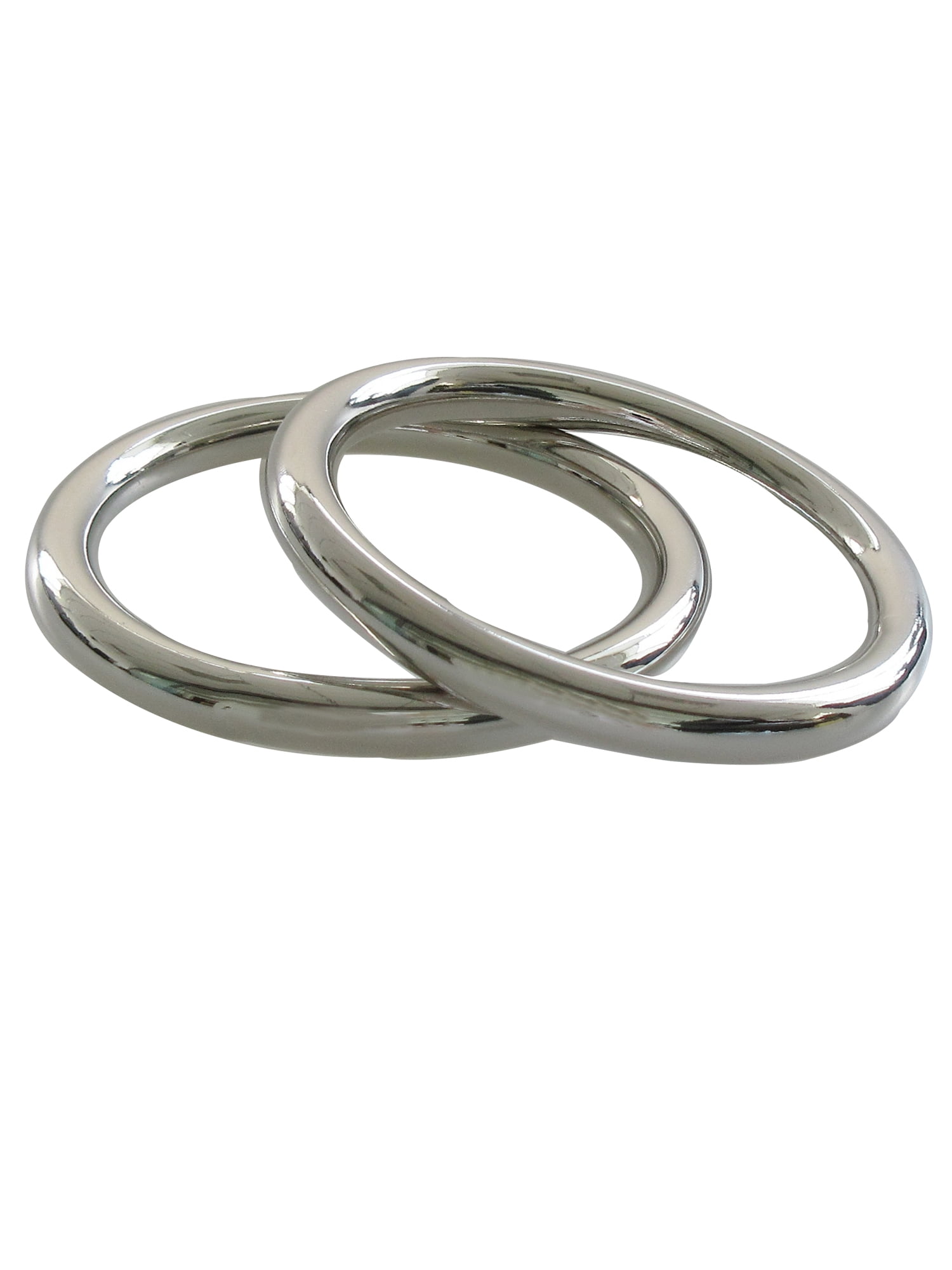 Time and Tru Women's Round 2 Bangle Set in Gold Plated Iron