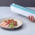 thumbnail image 5 of geerera Plastic Wrap Dispenser With Cutter, Magnetic Suction Storage Divider, Adjustable Kitchen Film Cutting Box,for Food Wrap, Foil, Parchment Paper, 5 of 6