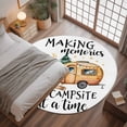 thumbnail image 3 of 3.3ft Round Rug, Camping Non-Skid Rubber Backing Large Area Rugs - Living Room Bedroom Home Office, Fall Summer Nature Forest Car Tree Moon Indoor Floor Mat Carpets Washable Rug, 3 of 9