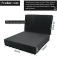thumbnail image 2 of 20x20x4 Inch Recliner Cushions for Elderly, Black Extra Large Seat Cushion, Non-Slip Recliner Cushions with Back Support Cushions, Thick and Supportive Back Lumbar Support, 2 of 14
