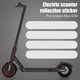 thumbnail image 3 of 4x piezas de scooter eléctrico calcomanías pegatinas reflectantes de seguridad nocturna para, 3 of 7