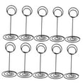 thumbnail image 5 of FOMIYES 10Pcs Black Table Number Holders with Peacock Design for Anniversaries and Office Use, 5 of 8