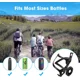 thumbnail image 4 of Portavasos para bicicleta, portabotellas 2 en 1, portabotellas de aleación de aluminio, portavasos giratorio universal para manillar de bicicleta, motocicleta, MTB, barco, andador, silla de ruedas, cochecito negro JM JM, 4 of 5
