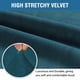 thumbnail image 2 of All inclusive elastic sofa cover, solid velvet velvet one-piece, fabric sofa cover, creating a comfortable living room (double deep water blue), 2 of 5