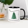 thumbnail image 3 of CafePress - Tree In Oregon Mug - 11 oz Ceramic Mug - Novelty Coffee Tea Cup, 3 of 4