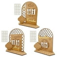 thumbnail image 2 of YOHAVEN Wooden Ramadan Calendar, 30-Day Countdown Decoration for Eid, Reusable Wooden Countdown Calendar for Home or Office, Festive Ramadan Decorations with Interchangeable Numbers, 2 of 9