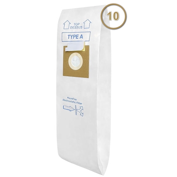 Guerkuk Type A Vacuum Bags, Replacement for Part 4010001A 4010100A 4010324A, 10 Pack