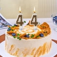 thumbnail image 4 of Birthday Candles for Cake Gold Macaron Pearl Wax Number Party Decorations for Kids, 4 of 7