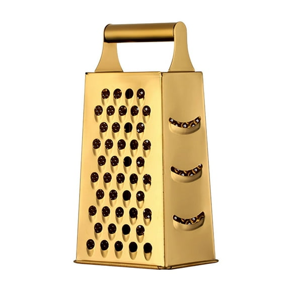 GOOHOCHY Rallador de acero inoxidable para uso doméstico, resistente, para queso, verduras y alimentos.