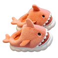 thumbnail image 6 of Loonyx Girls Shark Slippers, Open Heel, Pink, Big Kids Size 4, 6 of 6
