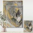 thumbnail image 3 of Designart ' Marble Gold and Black II ' Modern & Contemporary Framed Canvas, 3 of 3