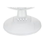 Mainstays 12 3-Speed Oscillating Table Fan, FT30-8MBW, New, White