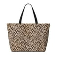 thumbnail image 2 of Naloa Leopard Print-2 Large Capacity Beach Bag, Waterproof Sandproof Beach Swim Pool Bag Tote Bag for Women, 2 of 7