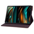 thumbnail image 4 of SaniMore Wallet Case for Samsung Galaxy Tab A8 (SM-X200/X205) 10.5" 2022, PU Leather Magnetic Closure Cover Support Pencil Holder Card Slot & Kickstand Full Body Protective Shell, Brown, 4 of 6