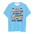 thumbnail image 4 of AWZXDE T-Shirts Graphiques de Rentrée Scolaire pour Filles Hauts Mode Décontractée Manches Courtes Coupe Ample Col Rond T-Shirts Confortables, 4 of 4