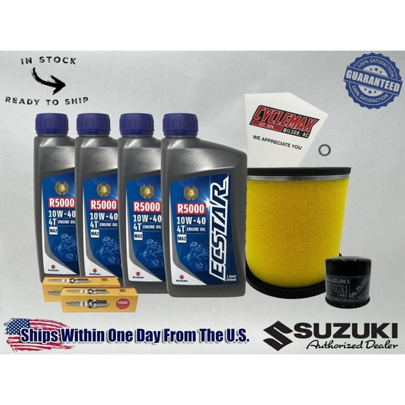 Cyclemax Ecstar R5000 Tune-Up Kit fits 2018-2025 Suzuki KINGQUAD 750 LT-A750