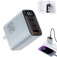 thumbnail image 1 of Wzzjkit 3-in-1 GaN Fast Charger 65w 2025 Super Fast Charger Module with 2 Type-C USB Ports Portable 1 Fast Charging Adapter Wall Plug for Phone Tablet Lapt, 1 of 8