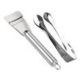 thumbnail image 4 of Pinzas y cucharas para cubitos de hielo Pala y pinzas de cocina Clip portátil para buffet, pala para dulces, acero inoxidable versátil para fiestas, perfecl Pinzas de hielo, 4 of 8