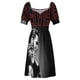 thumbnail image 4 of 08 Sunger EP 68 Comeback Vestido de manga corta blanco y negro vestidos para ocasis oficiales vestidos vestidos de fiesta, 4 of 6