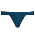 thumbnail image 2 of TANBOM Men's Nylon Sexy G-String Thong Underwear Bulge Pouch Comfortable Breathable Tagless Blue L, 2 of 6