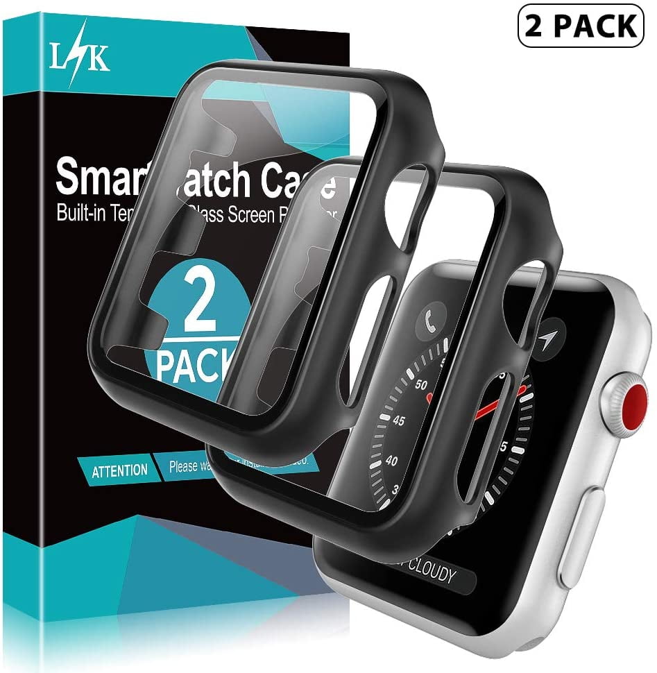 2 Pack] L K Case for Apple Watch 42mm Series 1/2/3 Built-in Tempered Glass  Screen Protector, All-Around Ultra-Thin | Walmart Canada