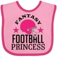 thumbnail image 3 of Inktastic Fantasy Football Princess Girls Baby Bib, 3 of 4