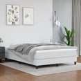 thumbnail image 1 of vidaXL Bed Frame White 137x190 cm Full Faux Leather, 1 of 5