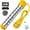 Yellow, variant on JOGGEIL Immersion Water Heater 1500W with 158°F Auto Shut-off, Portable Submersible Water Heater with Full 304 Stainless Steel Guard and LCD Thermometer, Fast Heating for Bucket, Bathtub, Small Pool