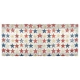 thumbnail image 3 of Pretty Stars Kitchen Curtains Half Tier Curtain 2 Rod Pockets Bathroom Bedroom Cupborad Living Room 27"x24", 3 of 8