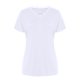 thumbnail image 4 of Mujeres moda Casual Color sólido cuello en V encaje costura manga corta camiseta Top blusa pulóver Pompotops hkajfhjk464064, 4 of 8