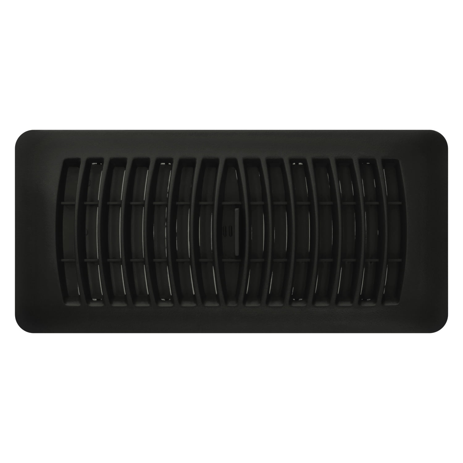 (5 pack) Imperial 4-inch x 10-inch Black Plastic Louvered, Floor Register, Rectangular, Household Vent Cover