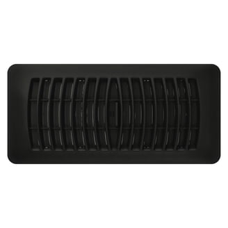 HaVACo 12" Square Ceiling Air Diffuser With Reducing Boot & Damper - White ABS Plastic