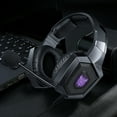 thumbnail image 3 of NERDI Gaming Headset,Gaming Headphone Stereo Over Ear Bass with Mic for PS4, Xbox One, PC, Mac(Black), 3 of 5