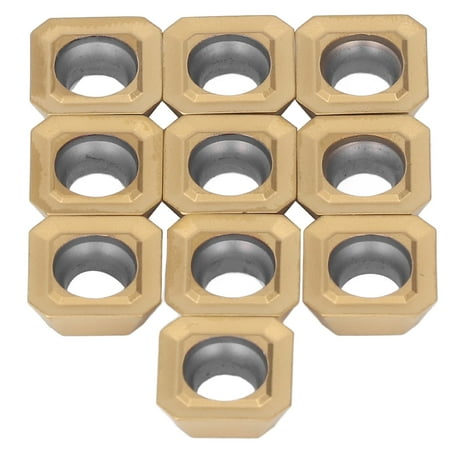 

2024 10 Pcs Carbide Milling Insert Coated Wear Resistant CNC Lathe Finishing Cutter Efficient Steel Machining Inserts