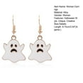 thumbnail image 6 of harmtty 1 Pair Women Earrings Novelty Spoof Funny Halloween Style Pumpkin Ghost Drop Earrings for Daily Wear, 6 of 7