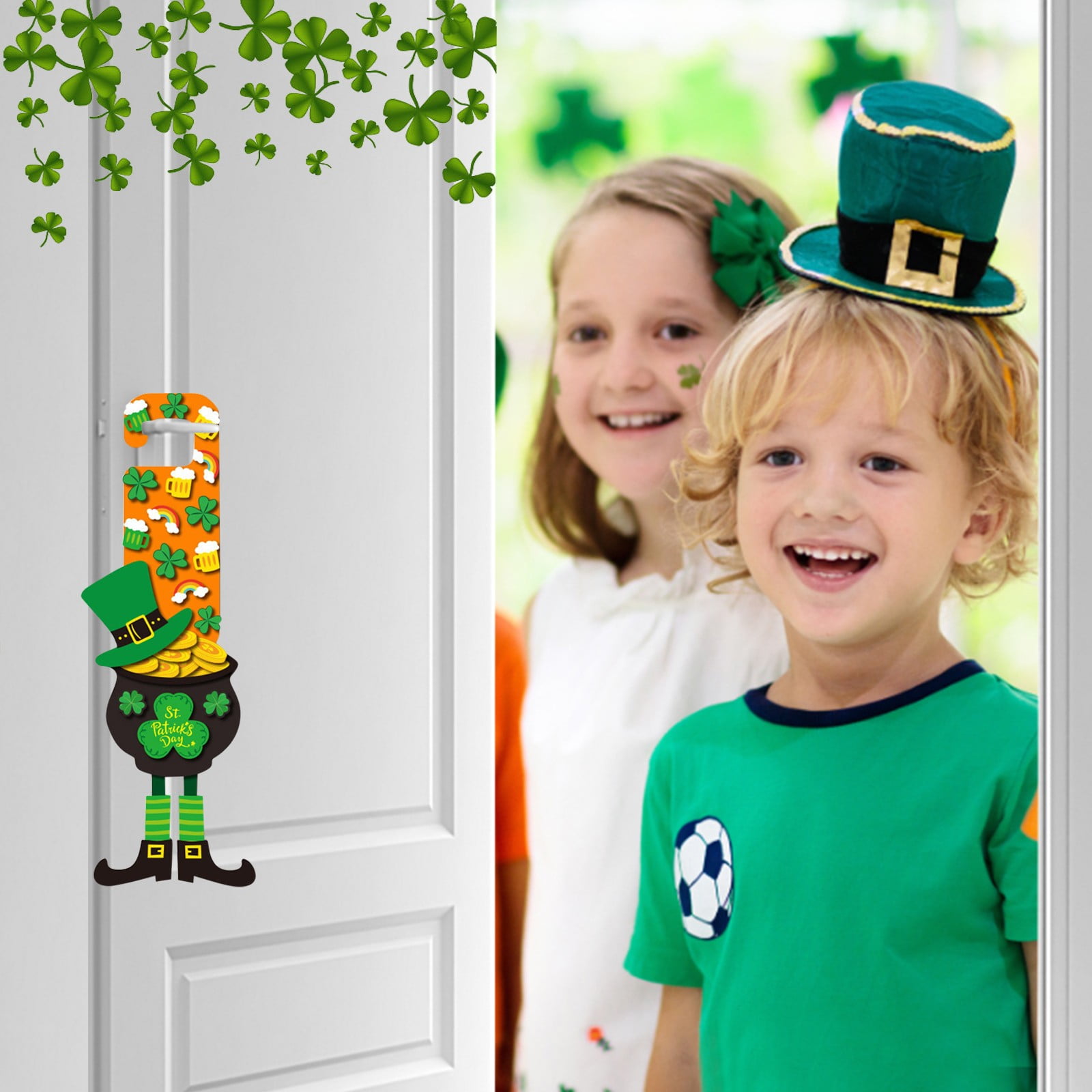 Jointed 33 Inch Leprechaun St Patrick's Day Decorations Wall Decor 