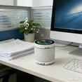 thumbnail image 6 of Wireless Outdoor Portable Mini Bluetooth Speaker with RGB Lights, Deep Bass, Hands-Free Calls, Radio, 10M Range, 4H Playtime Beige, 6 of 6