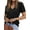 Black, variant on Women's Wool Blend Summer Fall Tops Lightweight Business Casual Blouses
