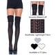 thumbnail image 4 of Calcetines hasta la rodilla Leg Avenue Pointelle Scrunch para mujer, color negro, 4 of 5