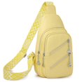 thumbnail image 1 of Sac de Poitrine pour Femmes Sac à Bandoulière Mode Simple Trou pour Écouteurs Sac pour Cellulaire, 1 of 7
