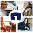 thumbnail image 5 of Unique Bargains 1 Set Inflatable Travel Pillow with Eye Mask Earplugs Comfortable Travel Neck Pillow Blue, 5 of 5