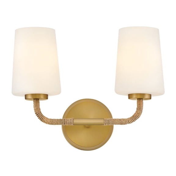 853452LCB-NAT Lark Kline - 24W 2 LED Small Bath Vanity-11 Inch Tall and 14.25 Inch Wide