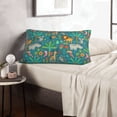 thumbnail image 6 of Sikiie Jungle Animals Print Plush Pillow Cover, Wrinkle-proof and Stain-resistant Pillow Protector without Pillow Core, Home Decoration-20"x30", 6 of 6